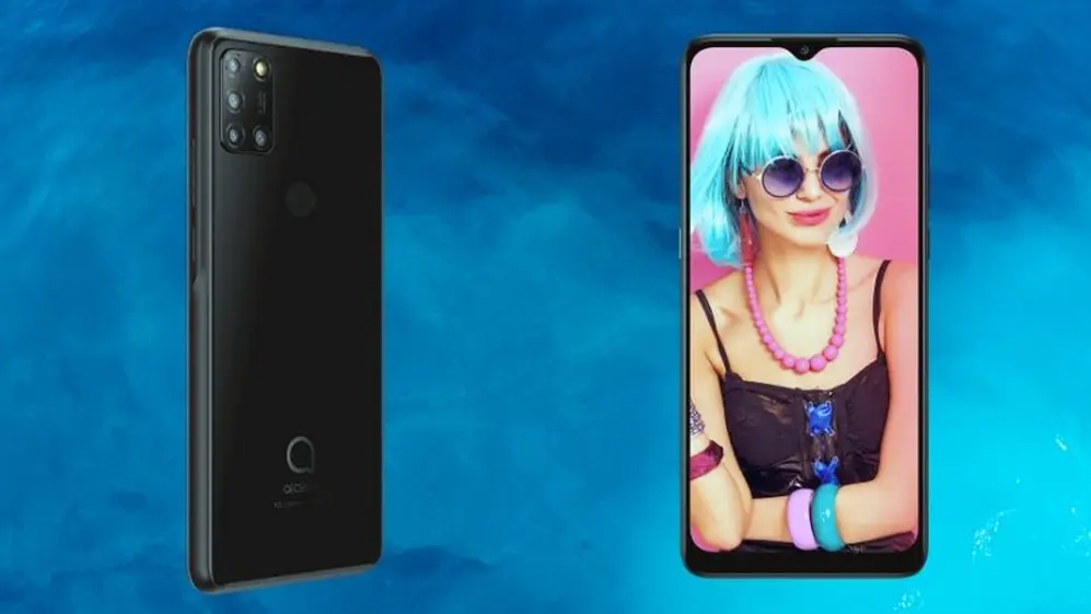 Este celular de Alcatel viene con 4 cámaras traseras.