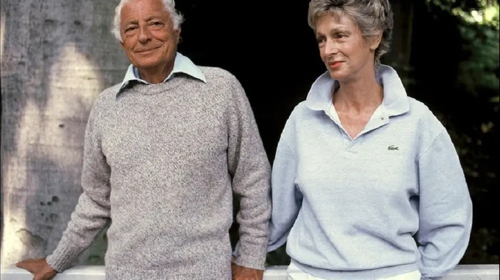 Gianni Agnelli junto a su esposa, con quien compartió 5 décadas.