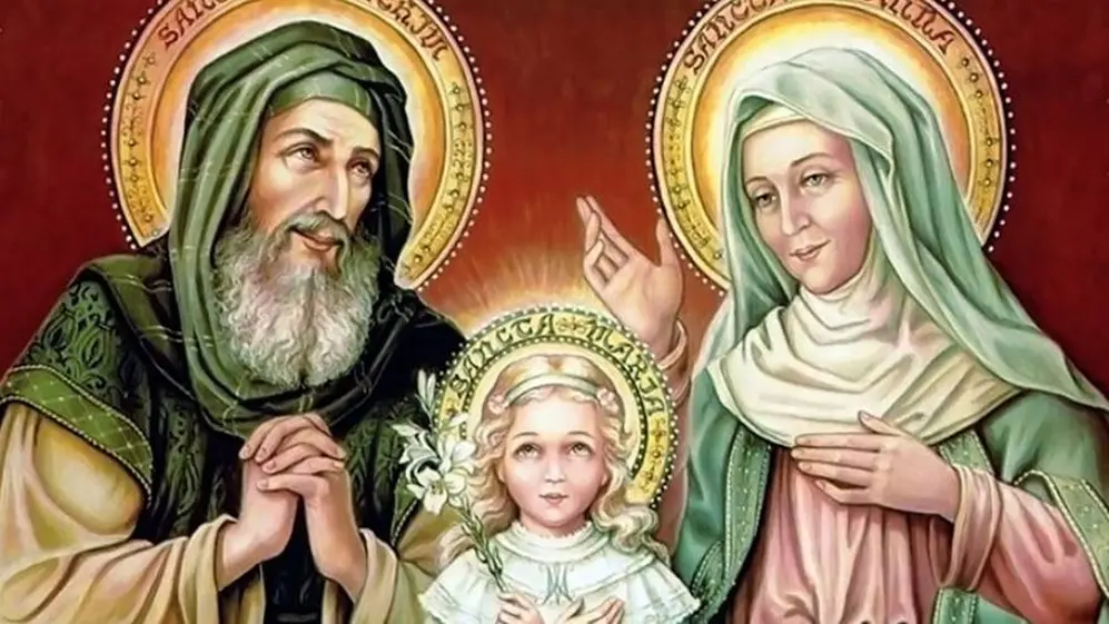 Santa Ana y San Joaquín fueron los abuelos de Jesús y por ellos se recuerda el Día de los Abuelos