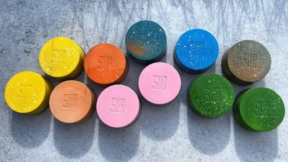 Algunos de los alfajores que venden en Sur Chocolates