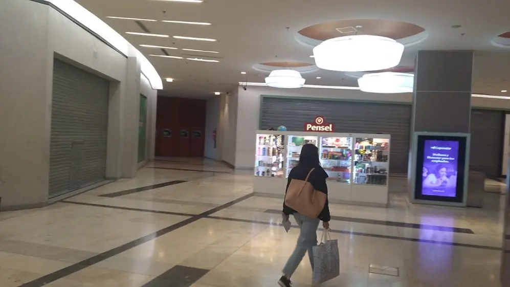 Otra imagen del Dot Baires que refleja la merma comercial.