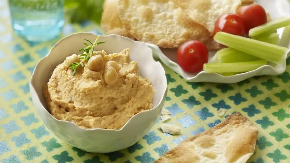 El hummus tiene todas las propiedades de los garbanzos y es muy sabroso