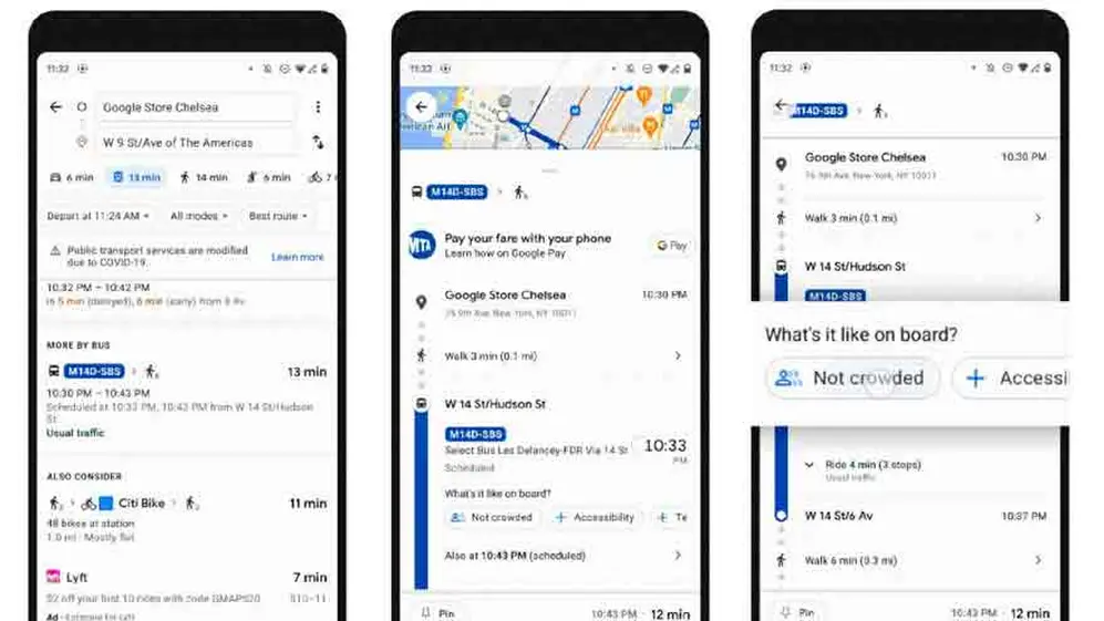 Google Maps ofrece una alternativa útil en tiempos de pandemia.