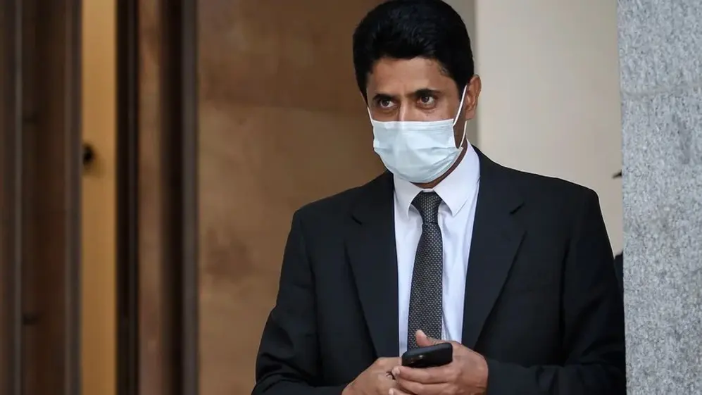 El qatarí Nasser Al-Khelaifi, con vínculos con la familia real de su país.