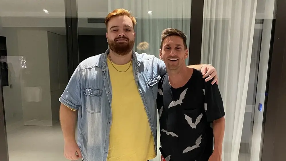Ibai Llanos forjó una gran amistad con Messi