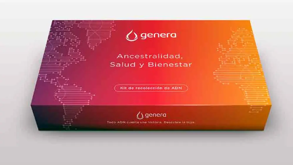 Caja que contiene el kit de Genera. 