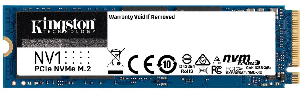 El NV1 está disponible en capacidades entre 500 GB y 2 TB.