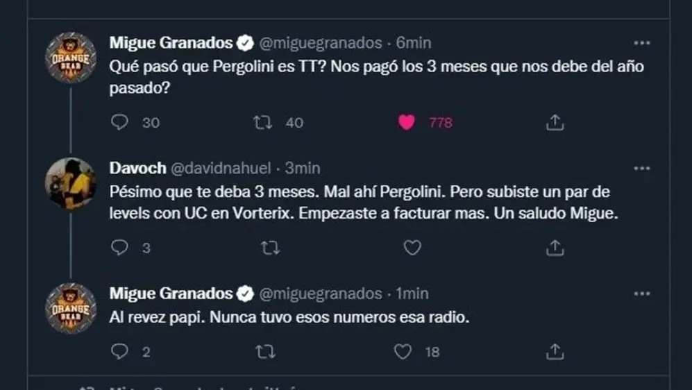 La repercusión con sus seguidores
