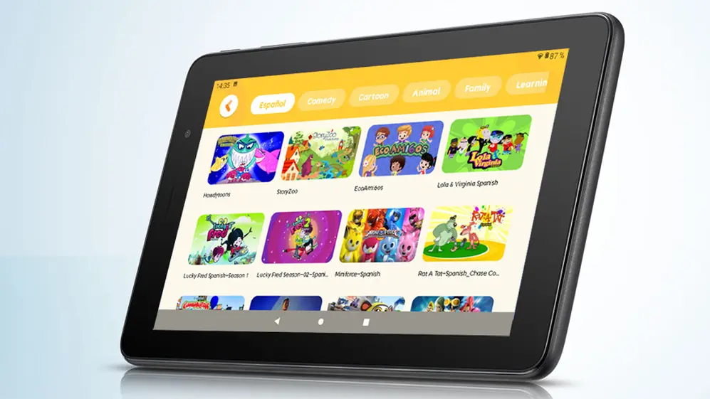 La app TCL Kids ofrece contenidos en español y permite establecer reglas de control parental.