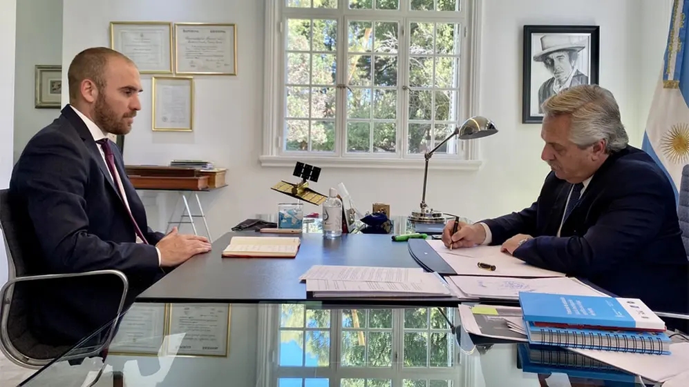 Guzmán y Fernández, urgidos a avanzar hacia el cierre del nuevo acuerdo con el FMI.