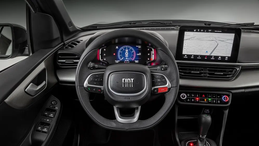 Pantalla flotante para el Fiat Pulse 2022.