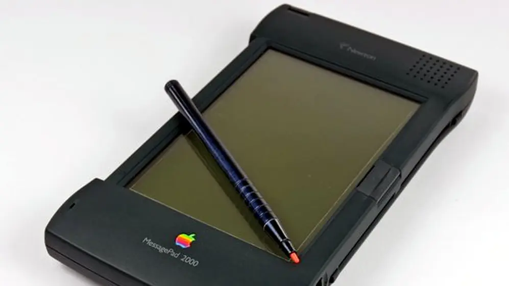 El Apple Newton tenía un lápiz para escribir en su pantalla.