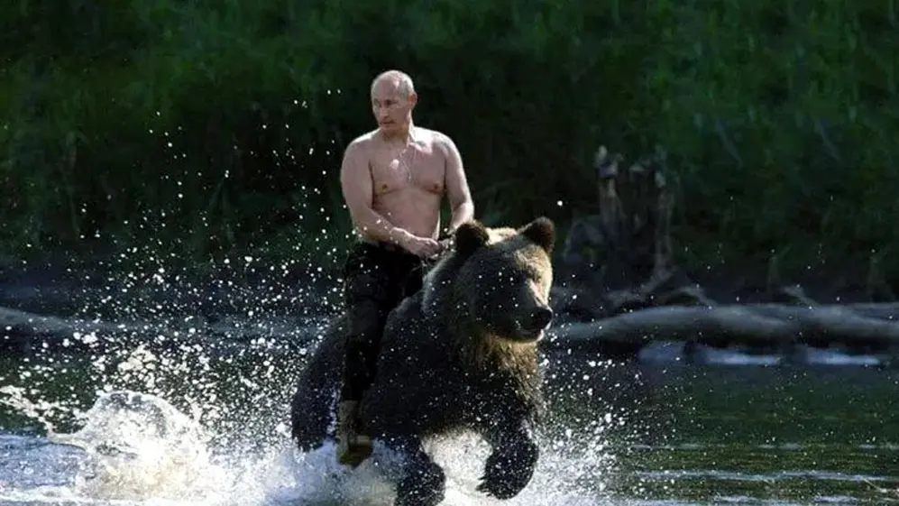 El meme de Putin sobre el oso.