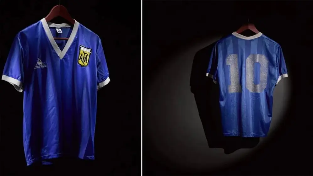 Se comprobó la veracidad de la casaca de Maradona.