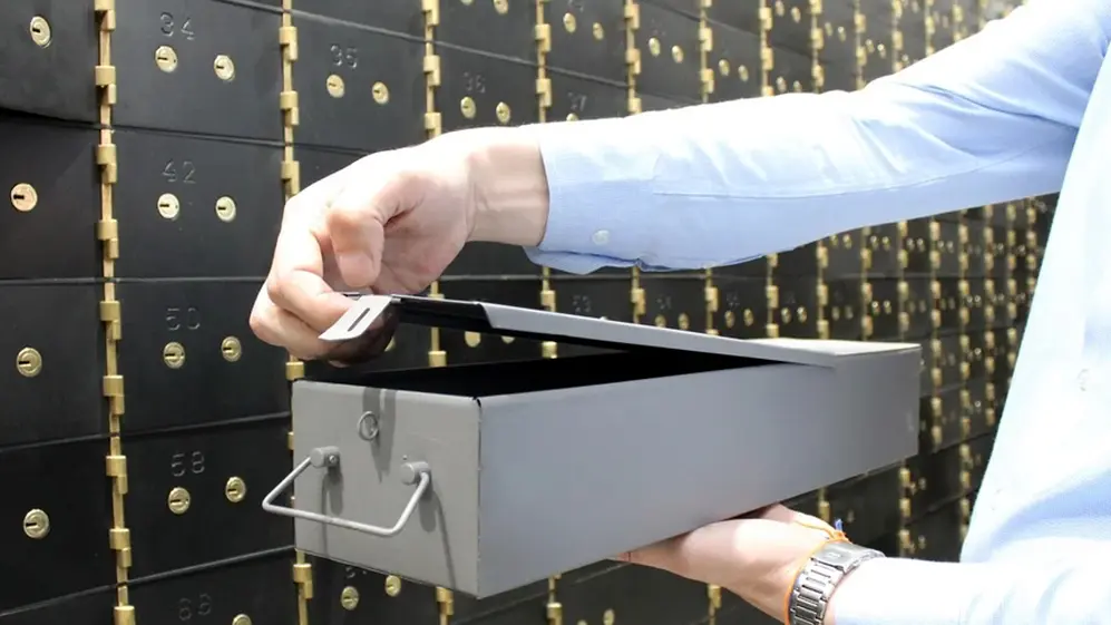 Las cajas de seguridad medianas y grandes tienen una gran capacidad de almacenamiento