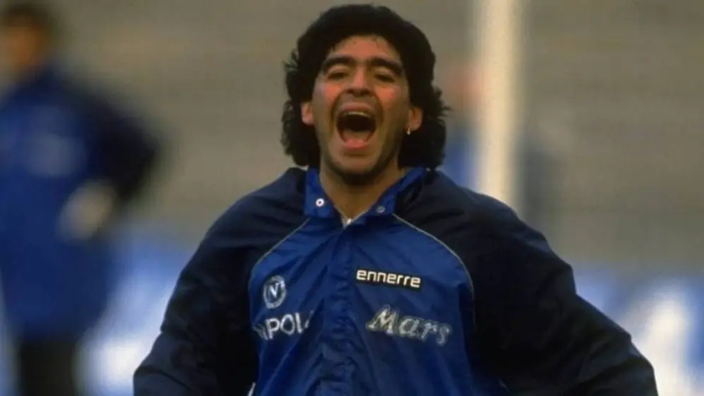 Maradona fue protagonista de uno del que quizá sea el entrenamiento más recordado de la historia