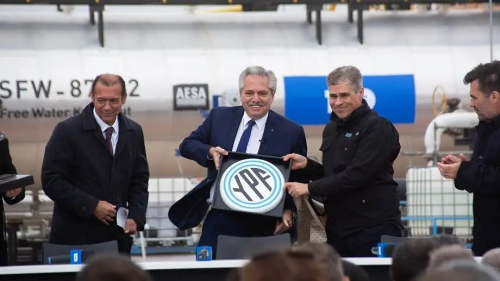 Inauguración del gasoducto