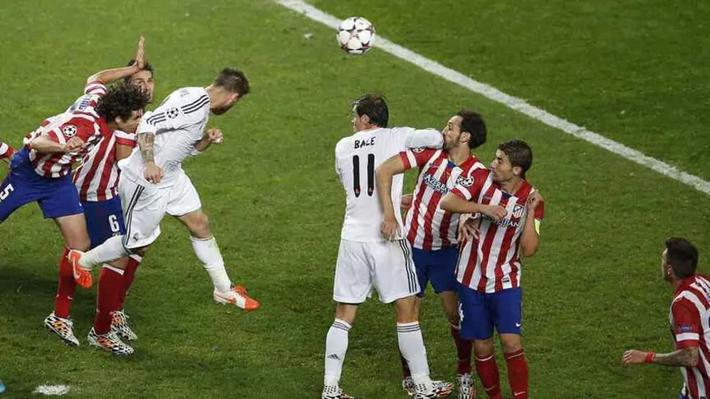 La recordada y muy peleada victoria del Real Madrid ante el Atlético.