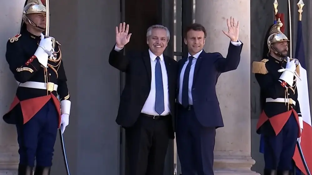Alberto Fernández advirtió con Macron sobre los efectos de la guerra