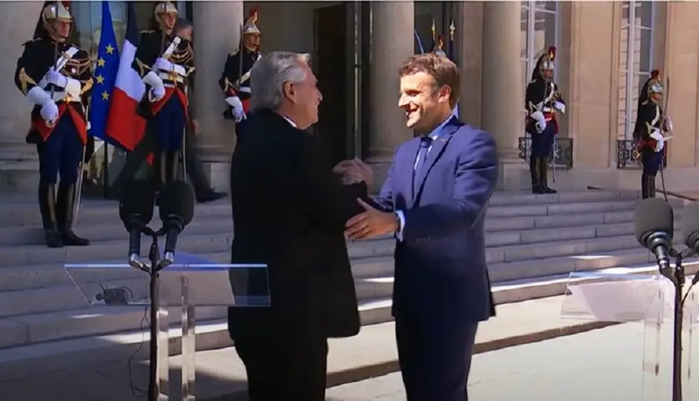 lMacron calificó a Fernández como 