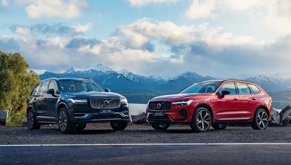 Los nuevos Volvo XC60 y XC90 que llegarán al país.