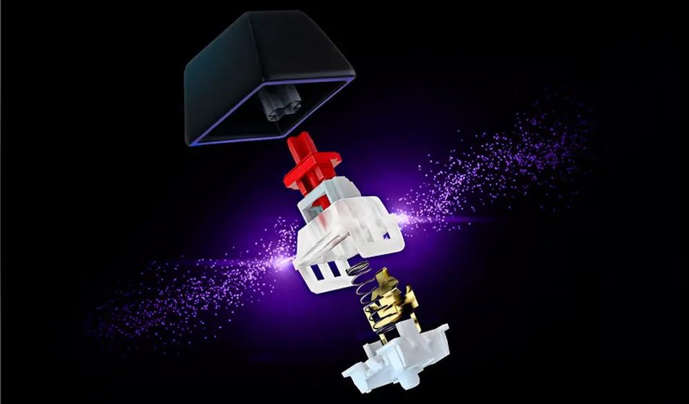 Los distintos tipos de switches brindan diferentes sensaciones táctiles, por lo que deben considerarse sus características al elegir un teclado.