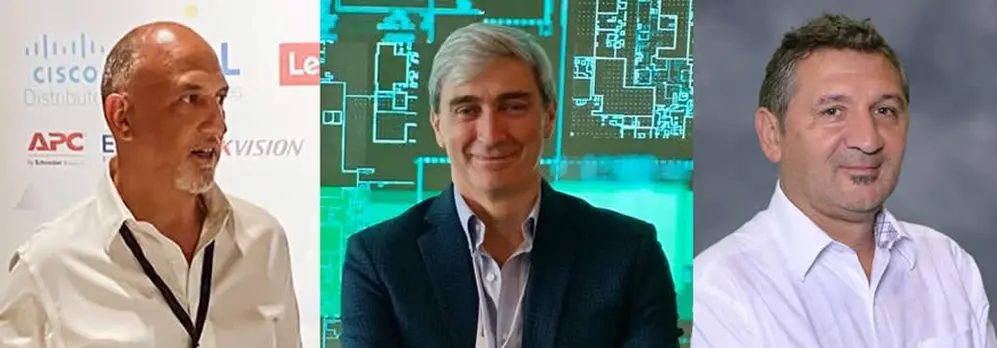 Gustavo Geldart, Alejandro Boggio y Sergio Airoldi, directivos de CADMIPyA.