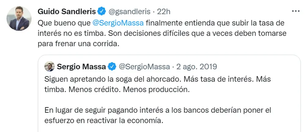 Sandleris se tomó su revancha con Massa después de tres años