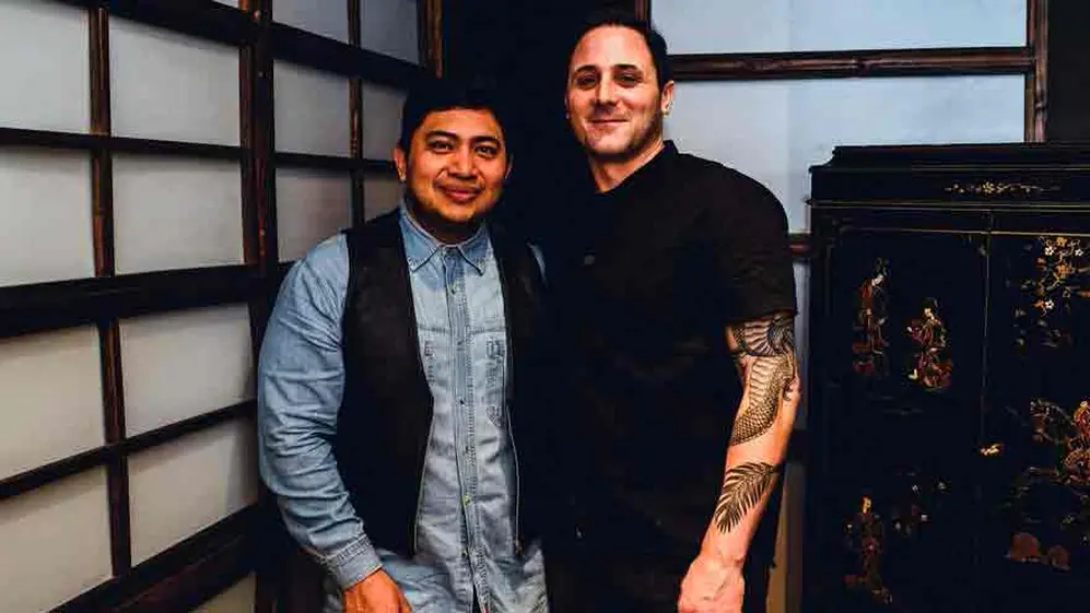 De izquierda a derecha: Jonathan Rivas y Esteban Leira.