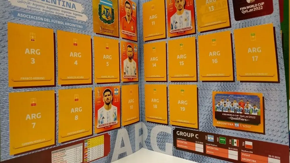 Más de 600 figuritas se necesitan para llenar el álbum del mundial.