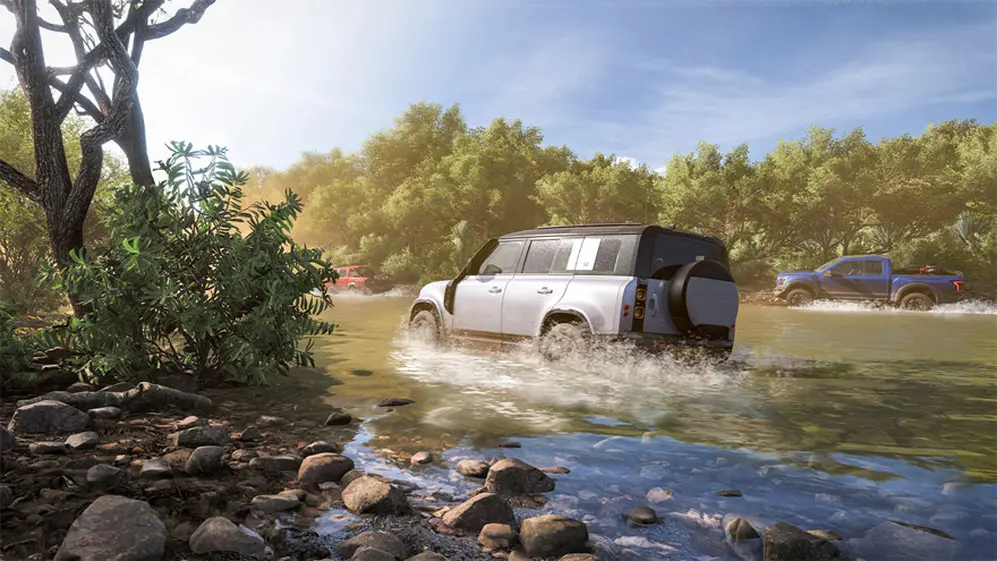 Forza Horizon 5, uno de los juegos que brillan al máximo nivel de detalle en la PC gamer de AMD.