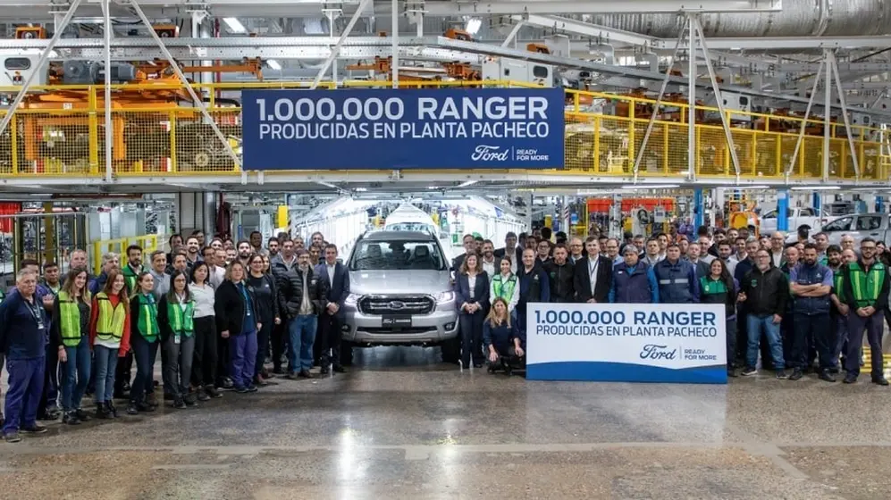 Un millón de Ranger fabricadas en Pacheco.