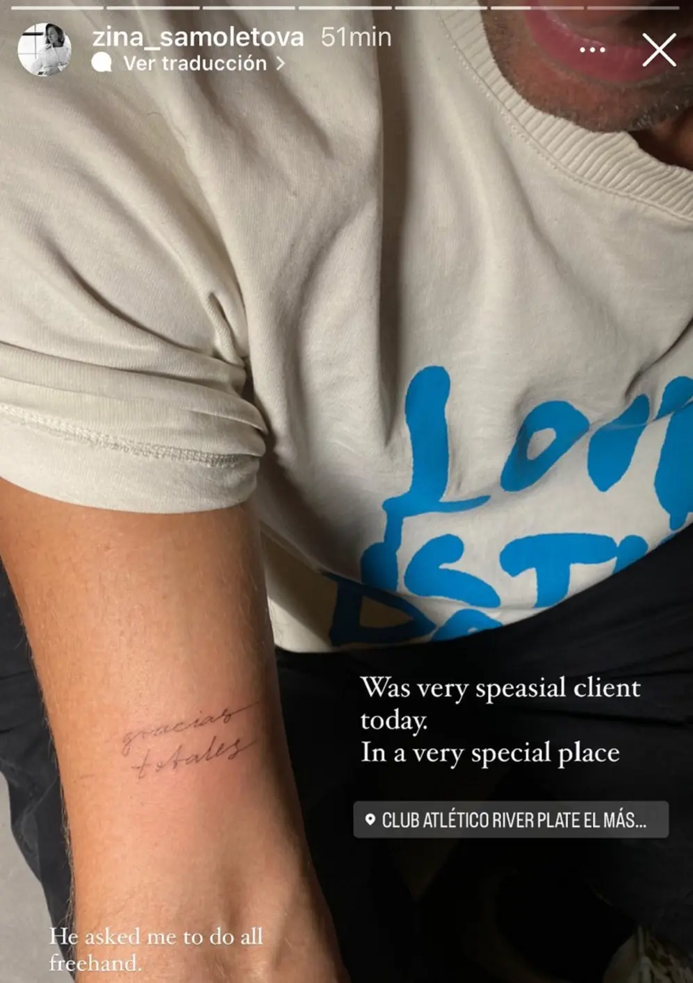 Chris Martin se tatuó la icónica frase de Cerati y reafirmó su fanatismo por el referente del rock nacional argentino.