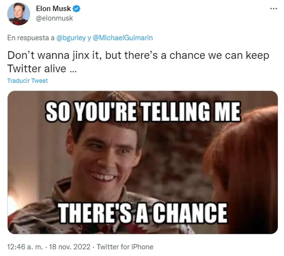 Elon Musk reaccionó con sarcasmo a los rumores sobre el cierre de Twitter