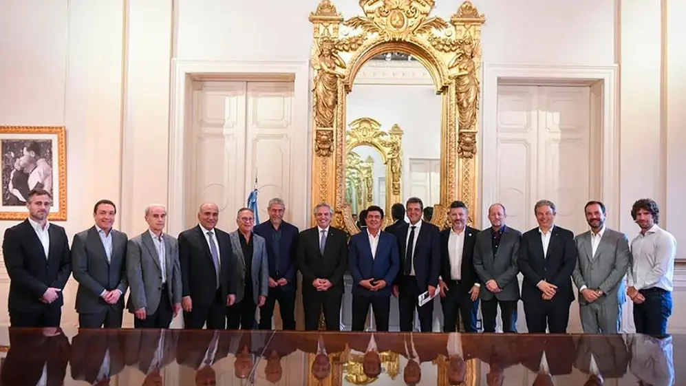 Los intendentes que semanas atrás llegaron a Casa Rosada para reunirse con Alberto Fernández, Juan Manzur y el ministro de Economía, Sergio Massa