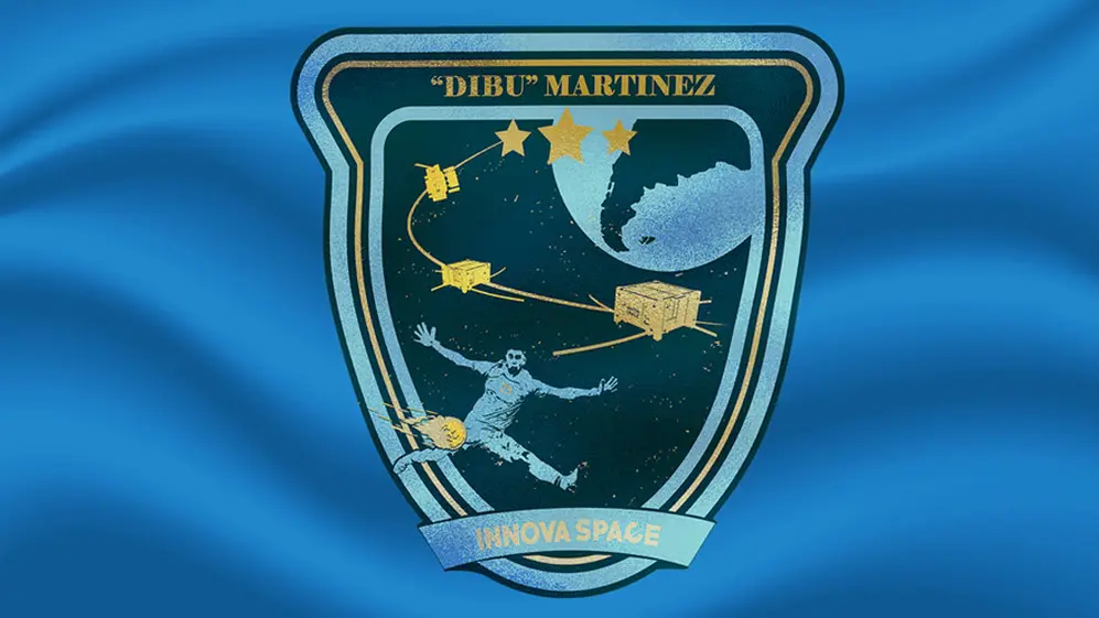 Innova Space decidió homenajear a Dibu Martínez con su próximo satélite.