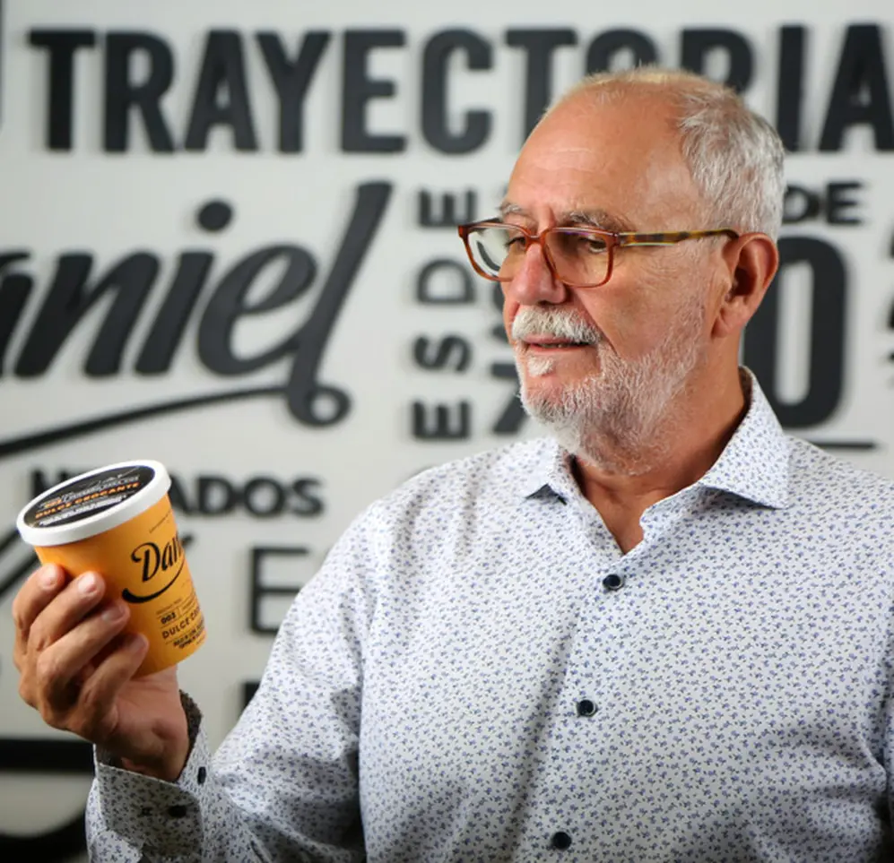Daniel Paradiso es el creador del popular sabor de helado súper dulce de leche