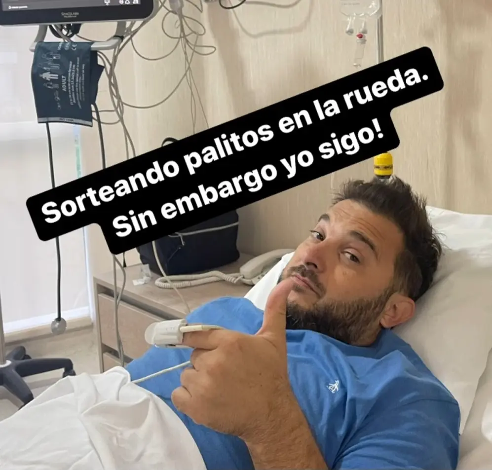 Brancatelli fue internado por tres hernias de disco.