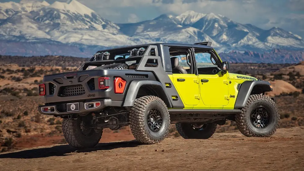 Una camioneta concept de Jeep.