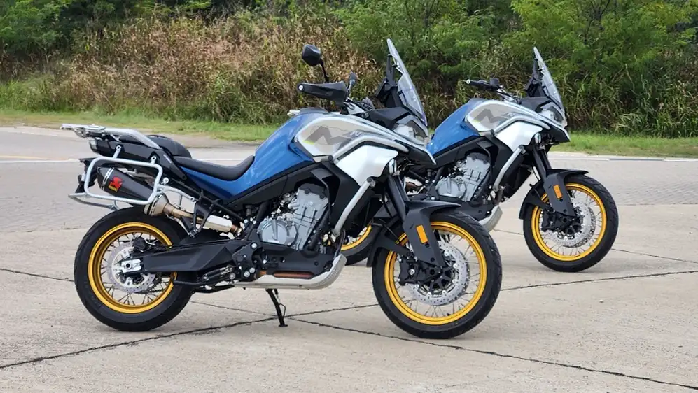 CF Moto usa materiales de primera calidad, gracias a la asociación a marcas como KTM.
