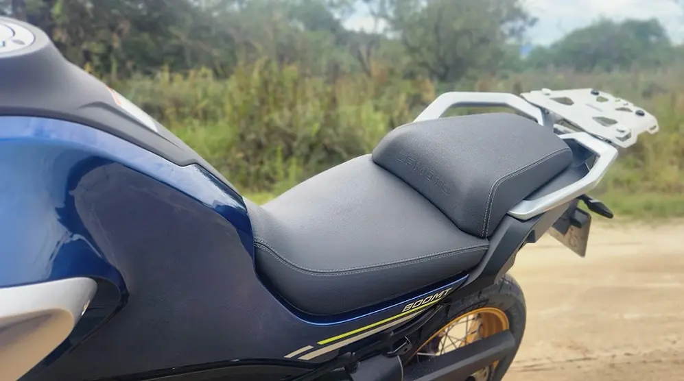 Su asiento de baja altura hace a la moto más 