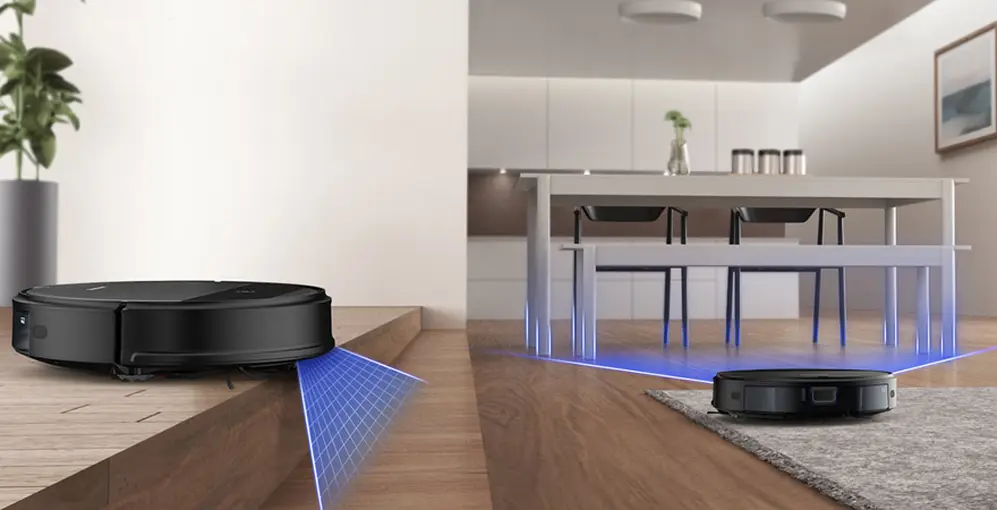 Así evalúa su entorno una aspiradora robot Samsung.