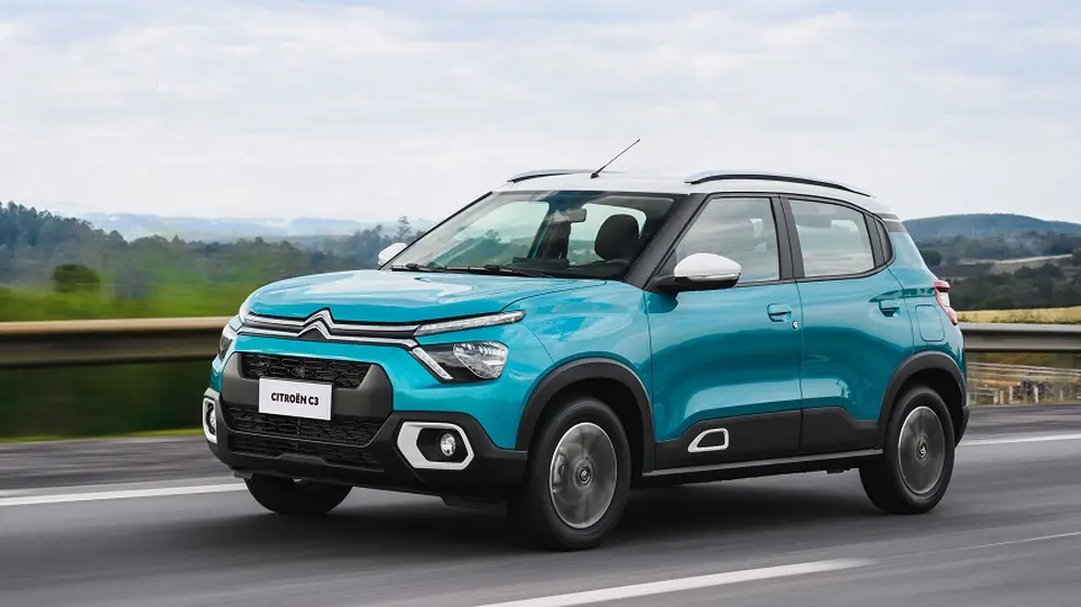 El Citroën C3 es importado de Brasil.