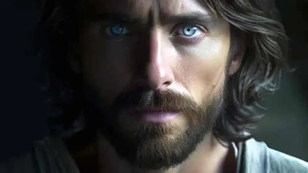 Imagen de Jesús generada por inteligencia artificial a partir de la iconografía clásica.