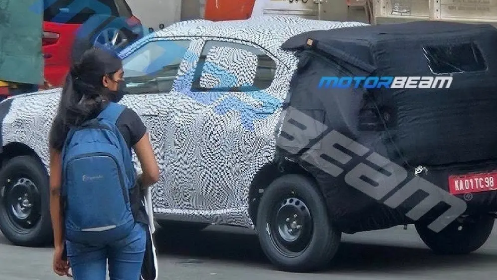 Las imágenes camufladas del nuevo auto se prueban en Brasil.