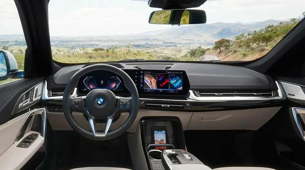 Gran sofisticación para el diseño interior del BMW X1.