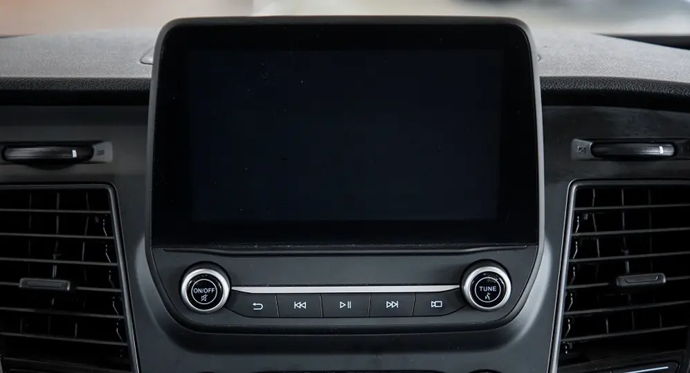 La nueva Ford Transit incorpora una pantalla de 8 pulgadas.