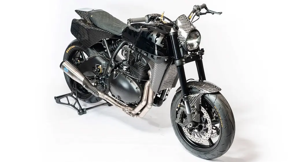 Esta Royal Enfield de STG se denominó Proyecto Crow.