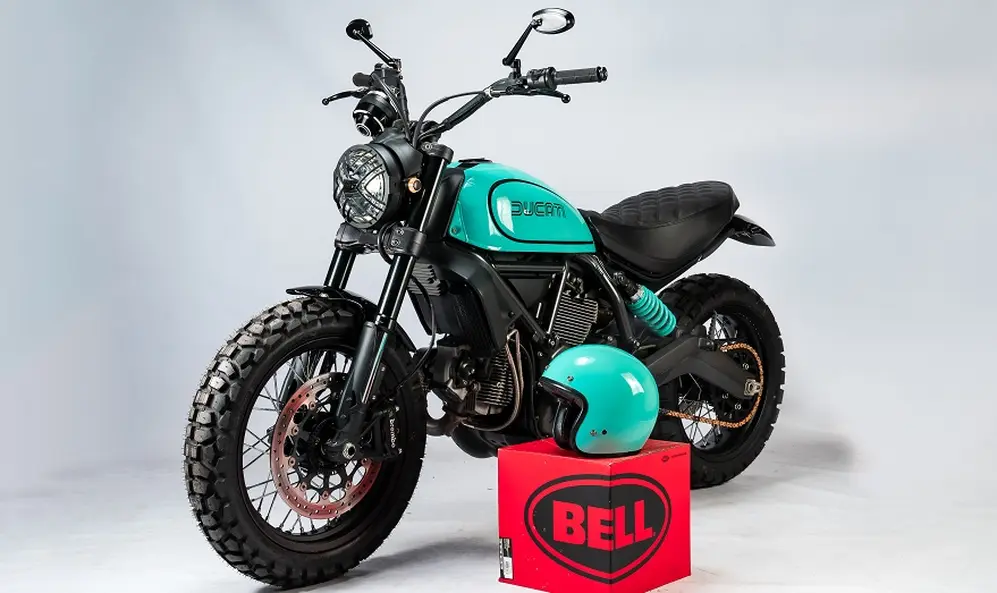 Una Ducati tras un proceso de personalización.