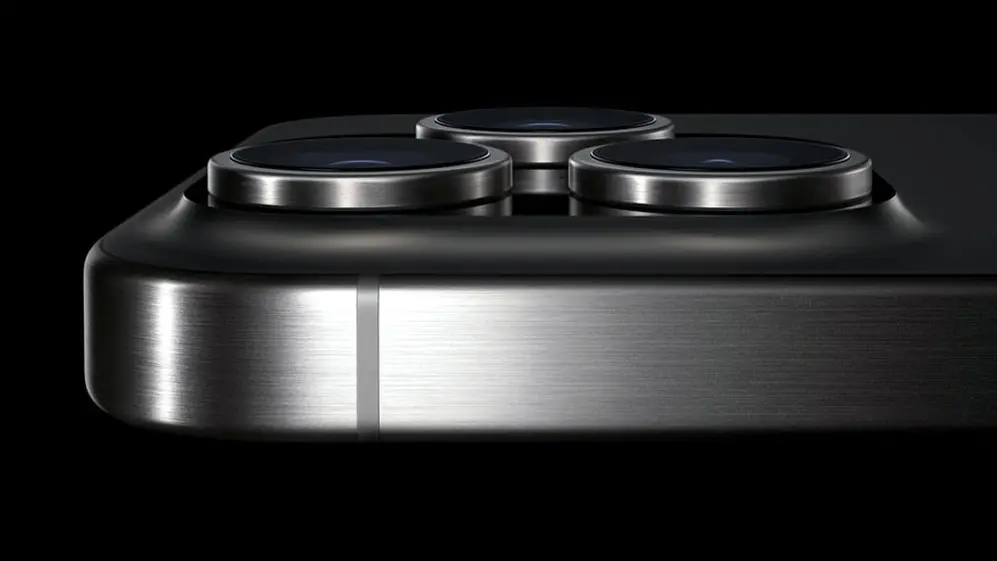 Cámaras del iPhone 15 Pro Max.